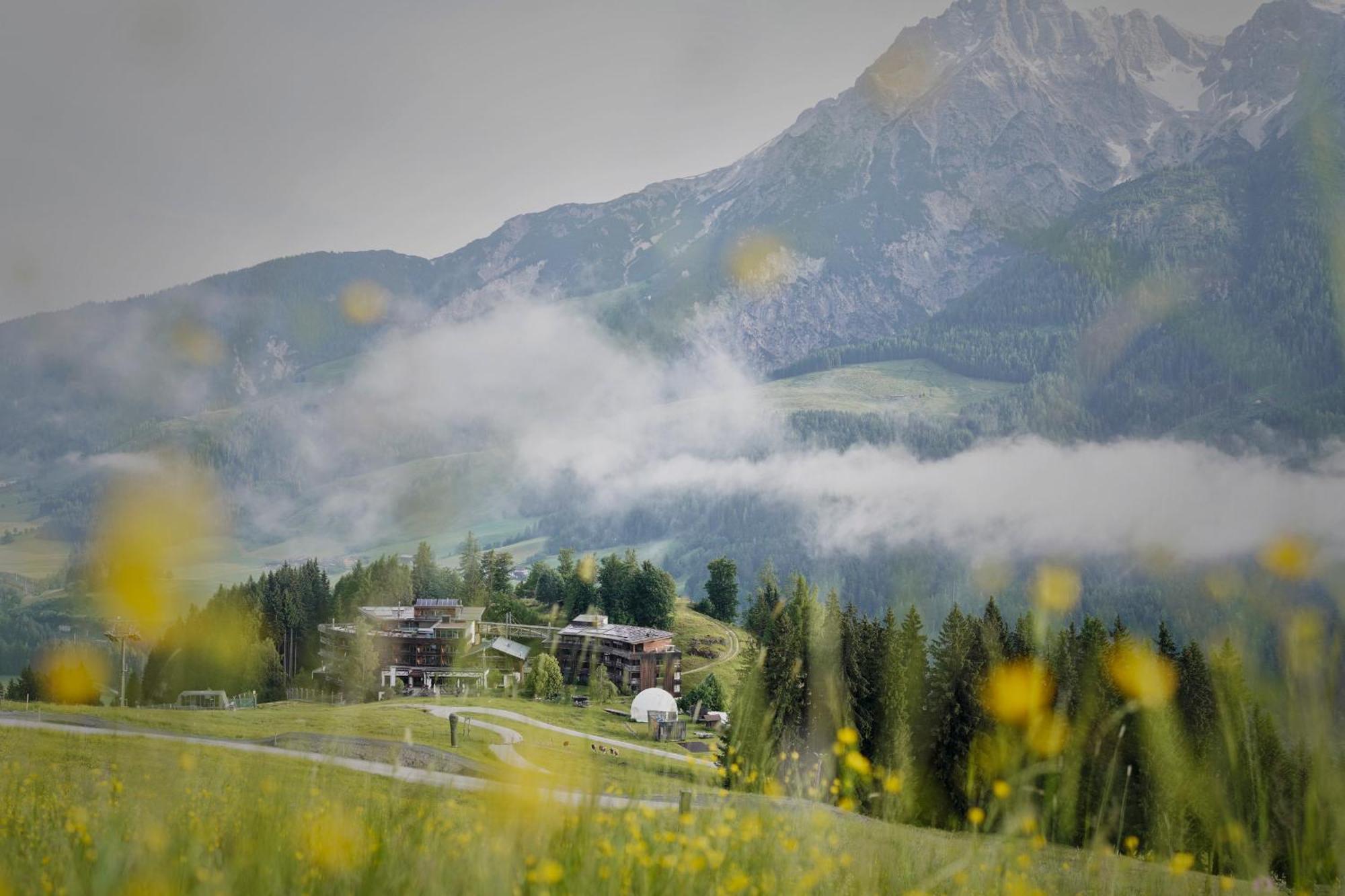 Holzhotel Forsthofalm ลีโอกัง ภายนอก รูปภาพ